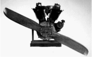 El motor JD equipado de hélice