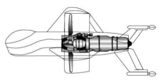 Diseño del Wespa y disposición del motor