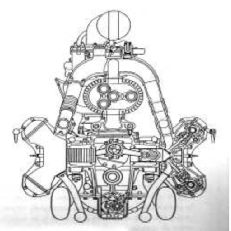 Motor del Alfa-Romeo 512