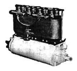 Motor Henry Rougier de 4 cilindros