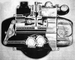 Drawing of the real engine