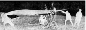 Hilz engine on Schulze monoplane