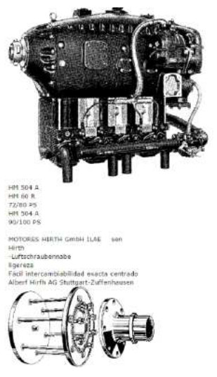 Standard hub for Hirth engines