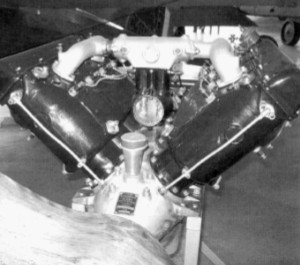 Hispano Suiza, Viewing the 34S cylinder banks from the front