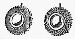 Stator and rotor from Hüttner's design