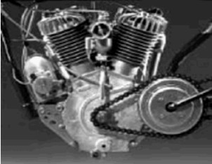 un motor Indian de la época