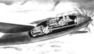 Drawing of a project based on Allison engines