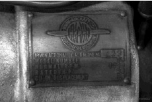 Irwin engine plate