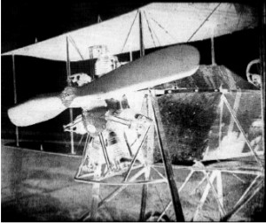 Isaacson installed on a biplane
