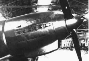 Photograph of the IF Zeta engine with cowling
