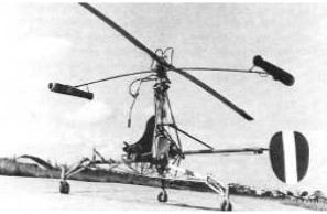 Helicóptero PB-64, con dos pulsorreactores ITA