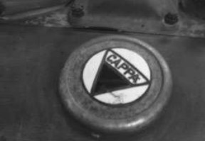Cappa logo on engine