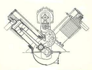 JAP V-8, schematic drawing