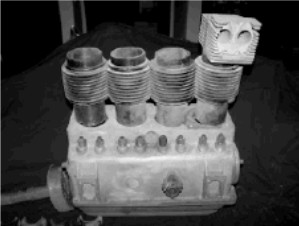 Engine parts for presentation