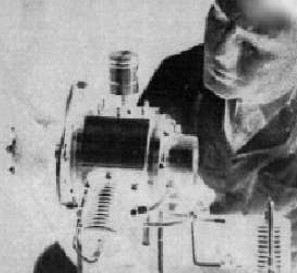 Charles Keene showing engine details