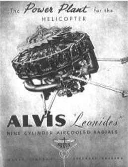 Alvis advertisement for helicopters