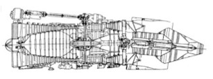 Cross-section drawing of the RD-36-51A