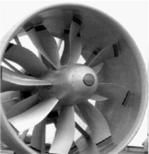 View of the real Kuznetsov NK-93 engine