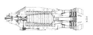 Schematic drawing for the TV-022 (with Jumo-022 base)