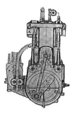 Labor engine cross-section