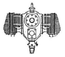 French lambert engine, front view