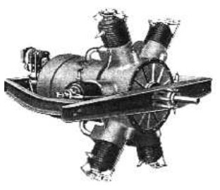 Motor Lamplough de 6 cilindros