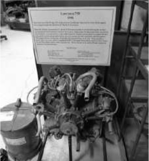 Lawrance 75B engine belonging to an APP