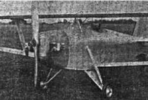 Avión Microplan con motor Lefevre