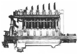 Supercharged Liberty engine