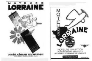 Two Lorraine ads