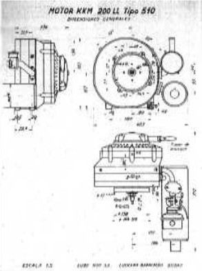KKM 220 LL, reduced drawing