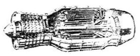 Lyulka RD-1 cutaway