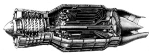 Lyulka RD-1, cutaway