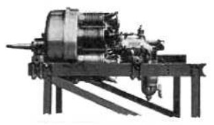 El motor Macomber en soporte