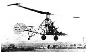 Helicopter with Marquardt M-14 pulsejets