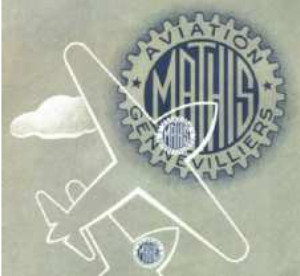 Logo de la fabrica de motores Mathis