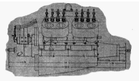 Esquemas del V8 de Maximotor, fig. 2