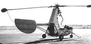 El helicóptero Big Henry con ramjets 8RJ4