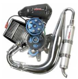 Minari engine with forced air, electric starter, etc