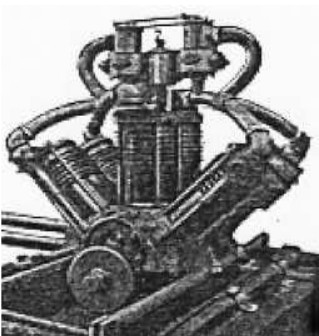 Anzani fan-shaped 6-cylinder engine