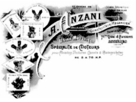 Membrete de carta utilizado por Anzani