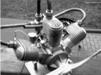 Anzani style engine