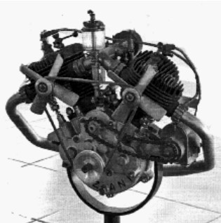Anzani engine for vehicles