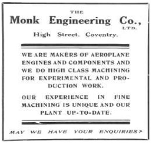 Anuncio de Monk Engineering Co.