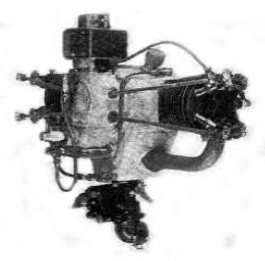 Parte posterior del motor Morehouse M-42