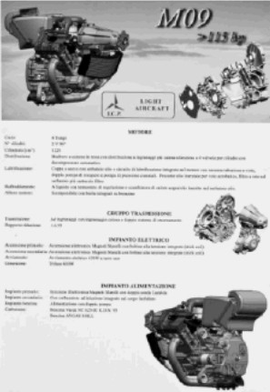  ICP, M-09 115 hp engine documentation