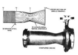 E. Baehr's spaghetti design rocket engine