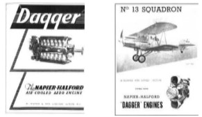 Dagger ad from 1935 and 1936