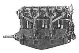 Motor Neilsen & Winther de 6 cilindros