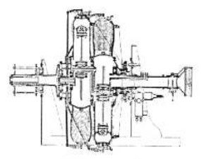 Oberursel U-III, seccionado